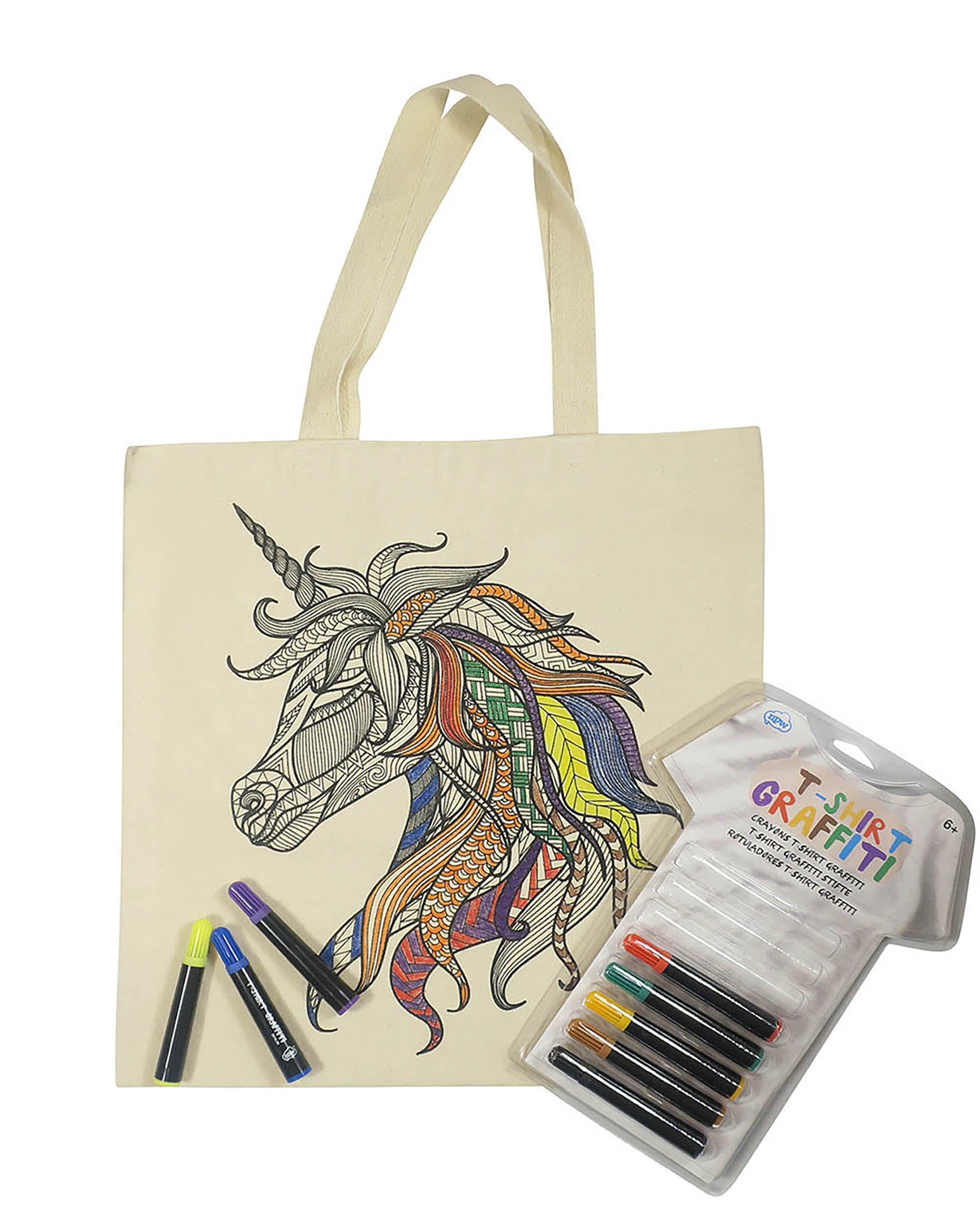 Coloring Tote Bag Kit - Adorned By You